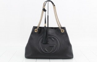 SAC GUCCI SOHO NOIR reconditionné