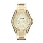MONTRE FOSSIL RILEY ES3203 DOREE FEMME reconditionné
