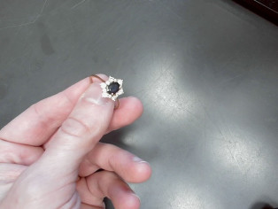 BAGUE OR 18K 3.81G DIAMANTS reconditionné