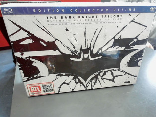 COFFRET BLURAY DARK KNIGHT TRILOGIE reconditionné