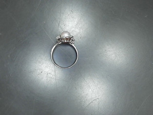 BAGUE OR 18K PERLE 3.90G reconditionné