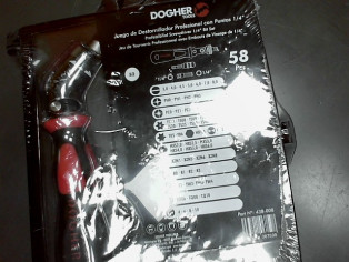 JEU DE TOURNEVIS PRO DOGHER 58PC reconditionné
