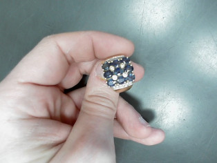 BAGUE OR 18K 9.76G reconditionné