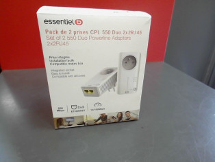 ESSENTIEL B PACK 2 PRISES CPL 550 reconditionné