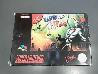 EARTHWORM JIM SNES reconditionné