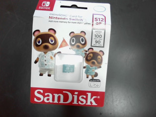 CARTE SD ANIMAL CROSSING 512GO reconditionné