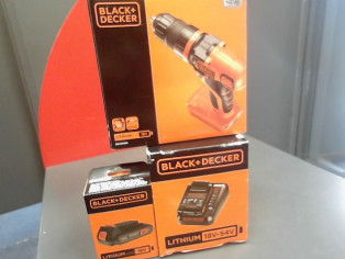 BLACK + DECKER PERCEUSE VISSEUSE 18V 2 ... reconditionné