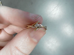 BAGUE OR 9K 1.09G reconditionné