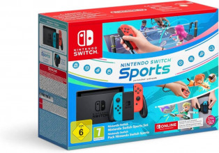 CONSOLE NINTENDO SWITCH JOYCONS ROUGE ... reconditionné