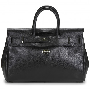 SAC A MAIN CUIR GRAINE NOIR MAC ... reconditionné