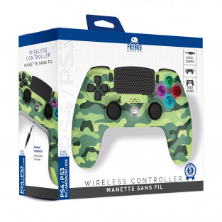 MANETTE SANS FIL CAMO VERT POUR PS4 ... reconditionné