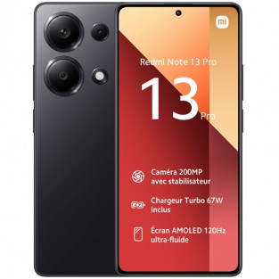 REDMI NOTE 13 PRO NOIR 256GO reconditionné