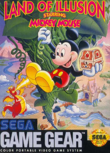 MICKEY LAND OF ILLUSION GAME GEAR reconditionné