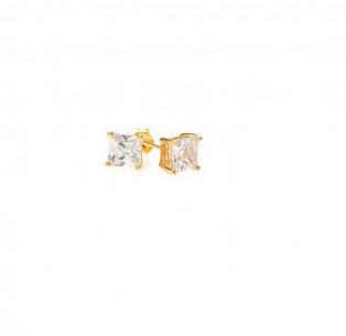 BOUCLES D'OREILLES PLAQUE OR 63044S reconditionné