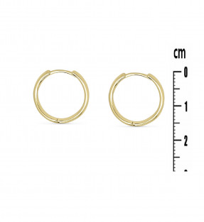 BOUCLES D OREILLES PLAQUE OR 63G4343-5 reconditionné