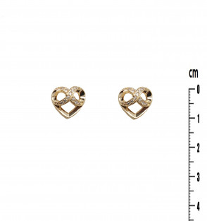 BOUCLES D OREILLES PLAQUE OR 63G4399 reconditionné