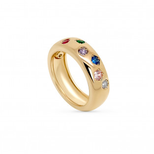 BAGUE PLAQUE OR 61G3420M reconditionné
