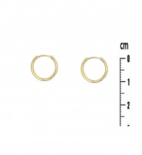 BOUCLES D'OREILLES PLAQUE OR 63G4343-4 reconditionné