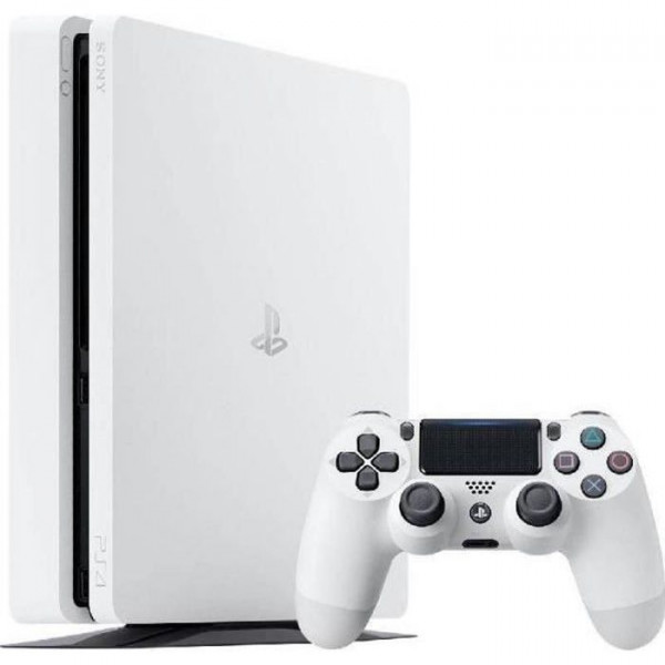 CONSOLE SONY PS4 SLIM BLANC 500 GO + 1 MANETTE reconditionné