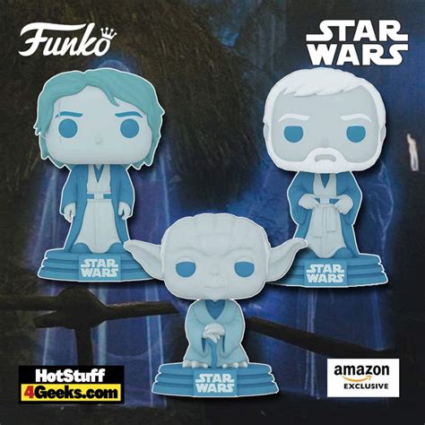 POP ANAKIN YODA OBIWAN 3PACK + KEYCHAIN reconditionné