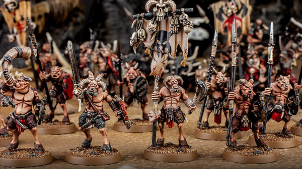WARHAMMER BEASTMEN BRAYHERDS: BATTLE MARCH ARMY 08-112 reconditionné