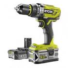PERCEUSE-VISSEUSE A PERCUSSION RYOBI + 18V + 2 BATTERIES + CHARGEUR