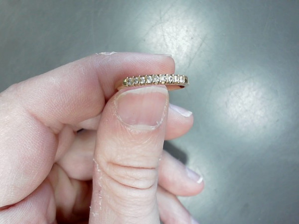 BAGUE OR 18K 1.89G DIAMANTS reconditionné