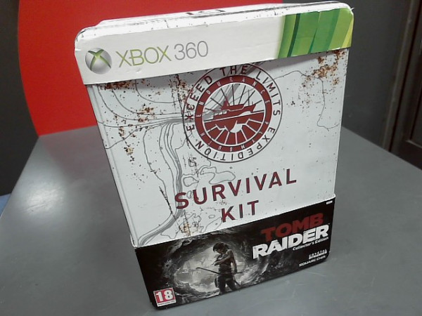 TOMB RAIDER SURVIVAL KIT XBOX 360 reconditionné