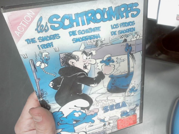 LES SCHTROUMPFS MASTER SYSTEM reconditionné