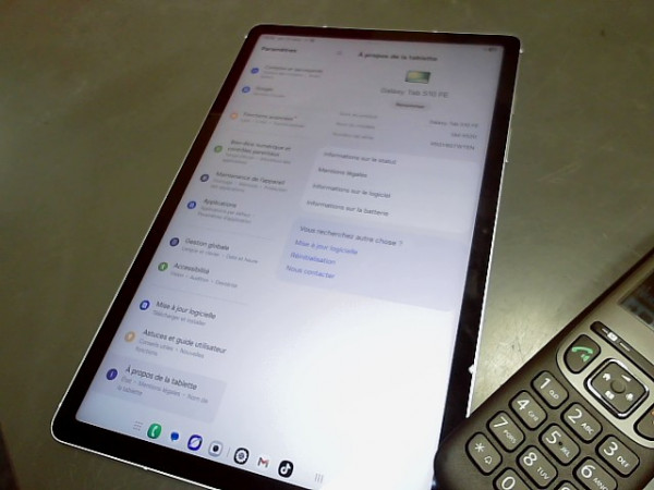 TABLETTE SAMSUNG S10 FE 128GO reconditionné