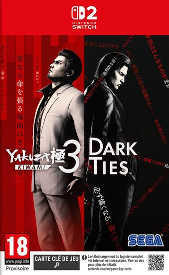 YAKUZA KIWAMI 3 & DARK TIES SWITCH 2 reconditionné