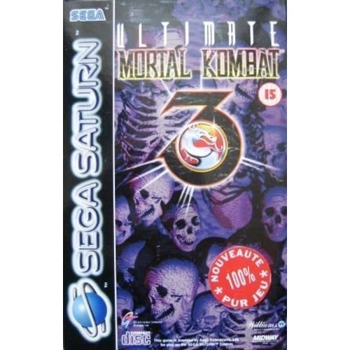 ULTIMATE MORTAL KOMBAT 3 SATURN reconditionné