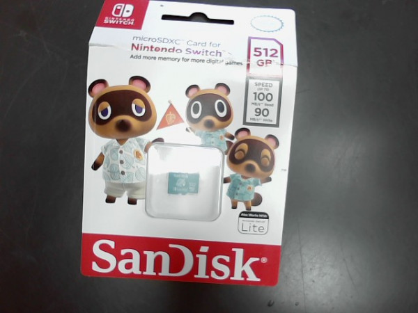 CARTE SD ANIMAL CROSSING 512GO reconditionné