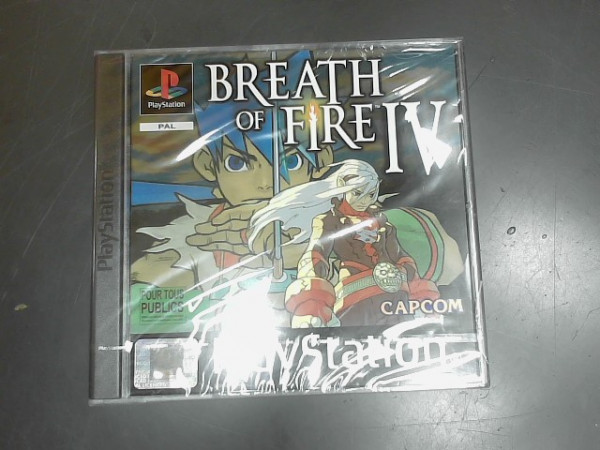 BREATH OF FIRE IV PS1 NEUF BLISTER reconditionné