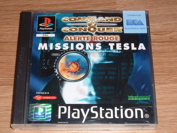 COMMAND &CONQUER ALERTE ROUGE : MISSION TESLA PS1 reconditionné