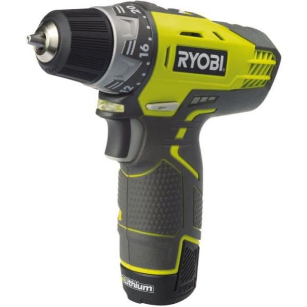 PERCEUSE VISS SANS FIL 12V 2A RYOBI R12DD 2BATT