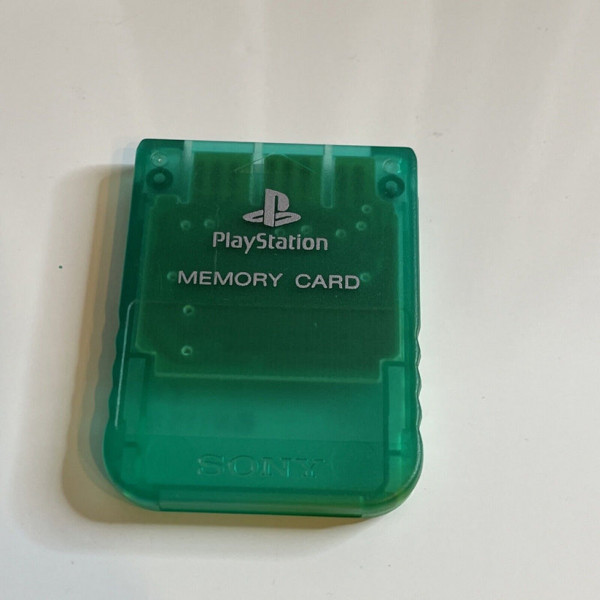 CARTE MEMOIRE PS1 VERTE SONY