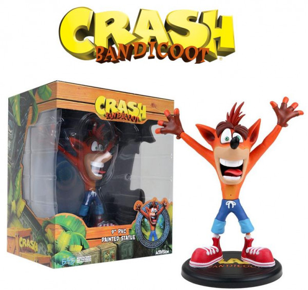 FIGURINE CRASH BANDICOOT EN PVC 9' reconditionné