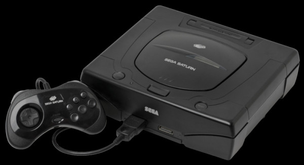 CONSOLE SEGA SATURN V2 NOIRE reconditionné