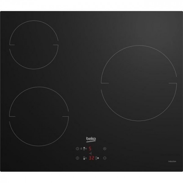 TABLE DE CUISSON BEKO HIC63400 VITROCERAMIQUE reconditionné