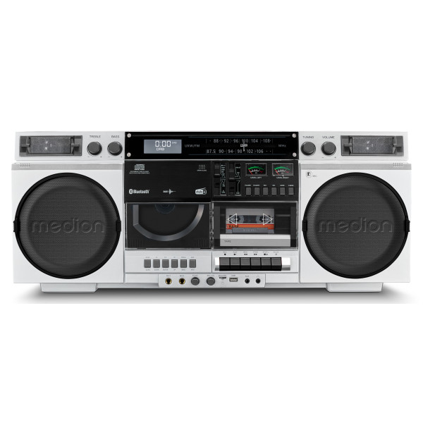 POSTE RADIO CD K7 BT DAB+ MEDIOIN LIFE MD 44538 reconditionné