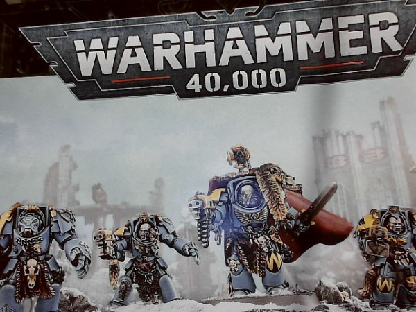 WARHAMMER 40 000 SPACE WOLVES WOLF GUARD TERMINATORS 5 MINIATURES (EN GRAPPE) reconditionné