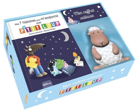 MON COFFRET VEILLEUSE PTIT LOUP MES 7 HISTOIRES POUR M'ENDORMIR reconditionné