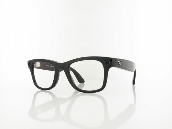 LUNETTES META RAYBAN WAYFARER GEN 2 MATTE BLACK TRANSITIONS GREY T53 reconditionné