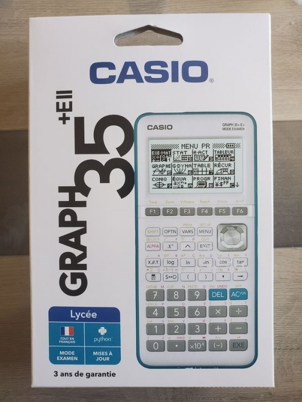 CALCULATRICE GRAPHIQUE CASIO GRAPH 35+ EII MODE EXAMEN reconditionné