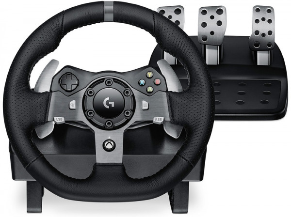 VOLANT + PEDALIER LOGITCH G290 XBOX ONE/SERIES/PC reconditionné