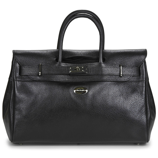 SAC A MAIN CUIR GRAINE NOIR MAC DOUGLAS PYLA BUNI reconditionné