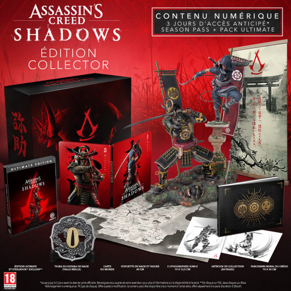 ASSASSIN'S CREED SHADOWS COLLECTOR EDITION PS5 reconditionné