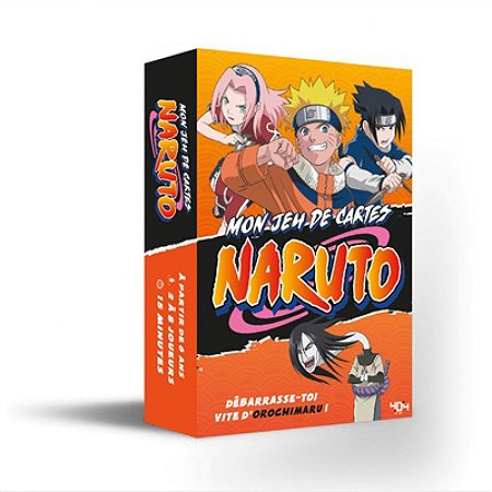 NARUTO - MON JEU DE CARTES : DEBARRASSE-TOI VITE D'OROCHIMARU ! (BROCHE) reconditionné