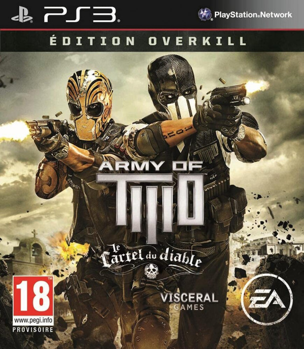 ARMY OF TWO : LE CARTEL DU DIABLE EDITION OVERKILL (PASS ONLINE) PS3 reconditionné